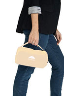 BlueHills Ultra Compact Airplane Travel Blanket - Beige