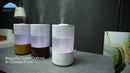 BlueHills 4000 ML Tall Premium Essential Oil Diffuser Humidifier with Remote Extra Large Capacity - Dark Wood Grain -T402