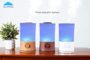 BlueHills 2000 ML Premium Essential Oil Diffuser Humidifier Extra Large Capacity - White Wood Grain - E004