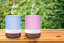 BlueHills 2500 ML XL Essential Oil Diffuser Humidifier Extra Large Capacity Decorative Cover - Dark Wood Grain -F004