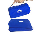 royal blue travel blanket