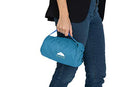 teal travel blanket