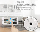 BlueHills White Compact Security Camera 1080P with Night Vision