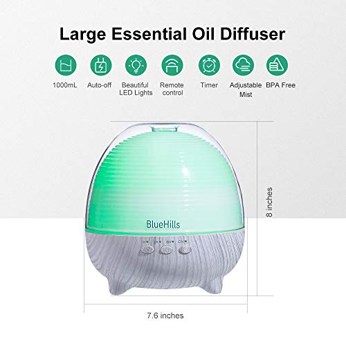 large air diffuser for essential oils