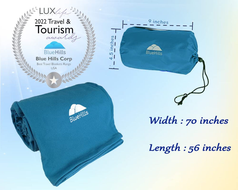 airline blanket travel compact