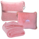 Travel blanket with a bag