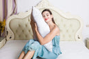 BlueHills 3 Piece Luxury Gift Pure Mulberry Soft Silk Pillowcase - Queen Silver Gray