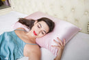 22 Momme Pure Natural Mulberry Silk Pillowcase 3 pack Gift Set Pink Queen