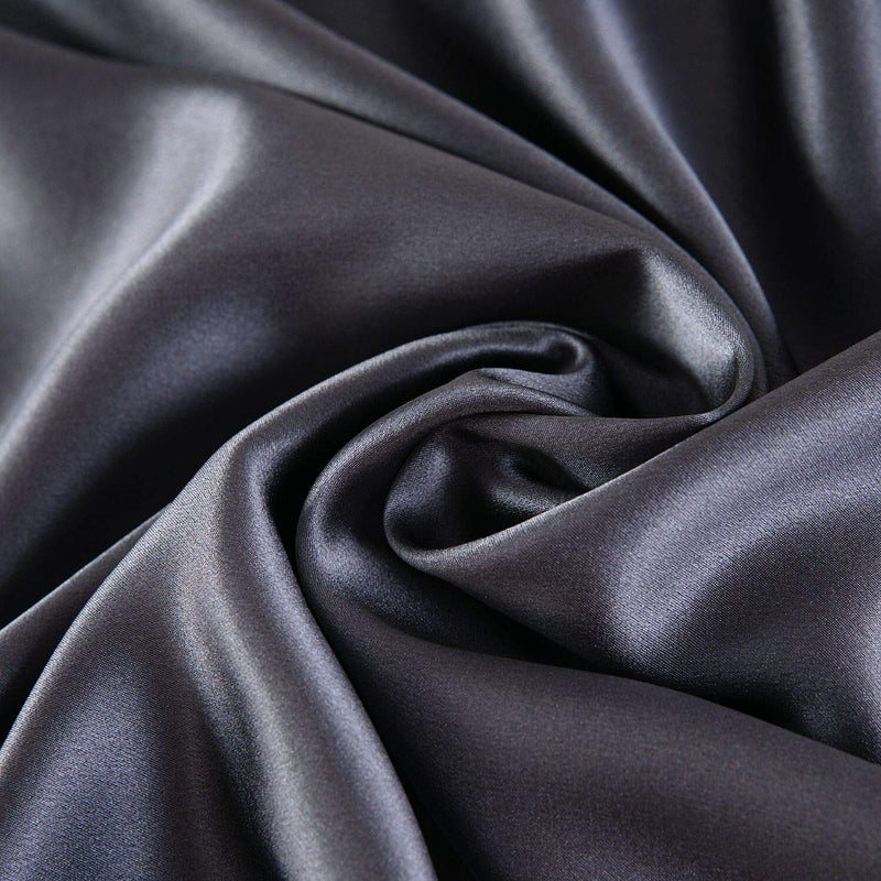 BlueHills 22 Momme Pure Mulberry Silk Pillowcase 3 pack Gift Set Dark Grey Standard