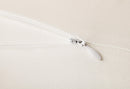 22 Momme Pure Natural Mulberry Silk Pillowcase  Ivory White Standard
