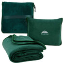 green travel blanket