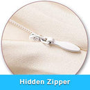 22 Momme Pure Mulberry Silk Pillowcase for Hair and Skin Ivory White King