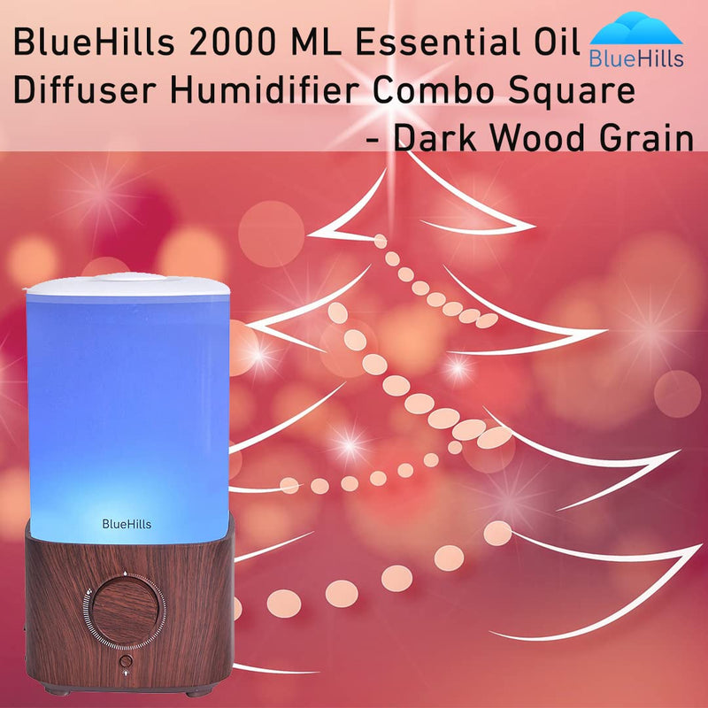 BlueHills Premium 2300 ML XL Large Essential Oil Diffuser Humidifier Combo fo...