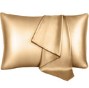 22 Momme Pure Mulberry Silk Pillowcase for hair and skin Gold King