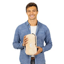 BlueHills Travel Blanket Rolled Premium Soft Plush Airplane - Beige