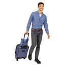 BlueHills Premium Soft Long Travel Blanket Pillow Airplane - Grayish Blue