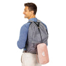 BlueHills Travel Blanket Rolled Premium Soft Plush Airplane - Pink