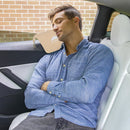 BlueHills Travel Blanket Pillow Compact Lightweight Soft Airplane - Beige