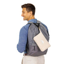 BlueHills Travel Blanket Pillow Compact Lightweight Soft Airplane - Beige