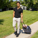 BlueHills Travel Blanket Rolled Premium Soft Plush Airplane - Pink