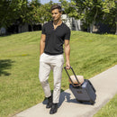 BlueHills Travel Blanket Rolled Premium Soft Plush Airplane - Beige