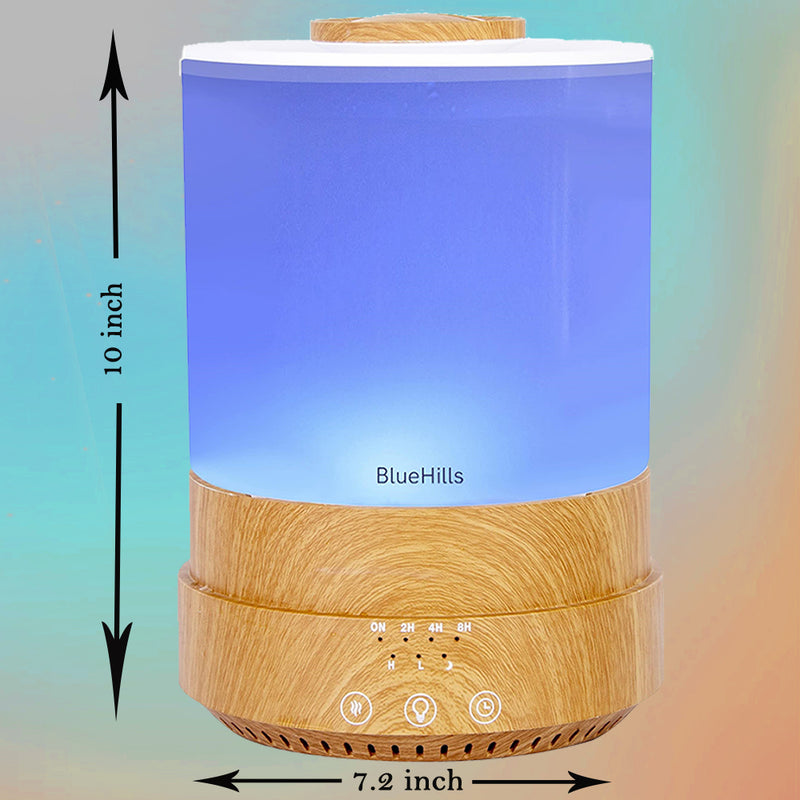 BlueHills 2500ml Essential Oil Diffuser Combo Premium - Wood Grain F005