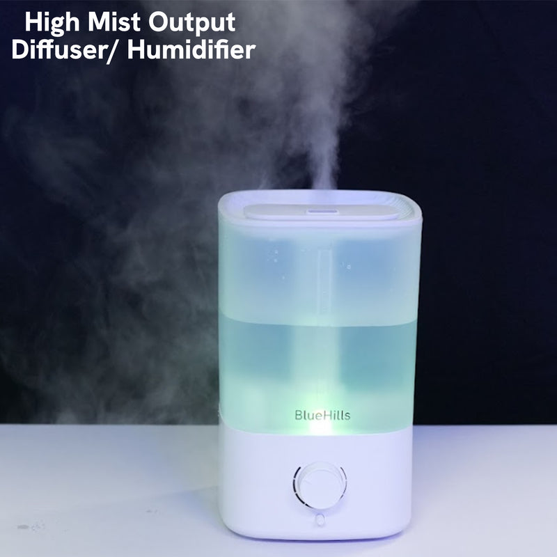BlueHills Premium 5000 ML XL Essential Oil Diffuser Humidifier White G501