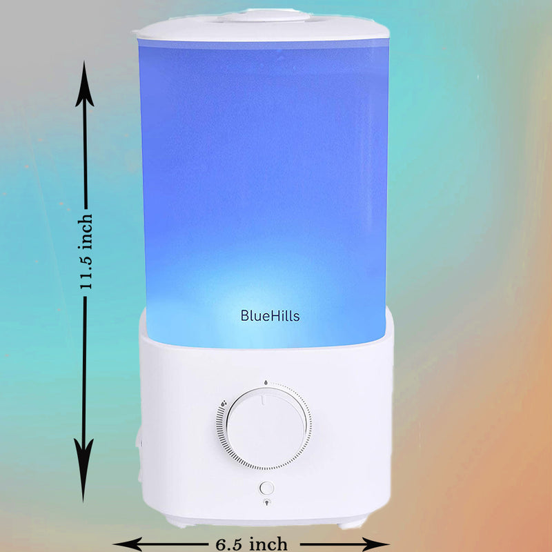 BlueHills 2300 ML Essential Oil Diffuser Large Rooms - White L001