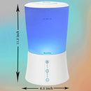 BlueHills 2000 ML Premium Humidifier with Essential Oil Diffuser Extra Large Capacity - White -S1
