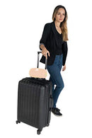 BlueHills Ultra Compact Airplane Travel Blanket - Beige