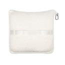 BlueHills Premium Soft Travel Blanket Pillow Airplane - Ivory White