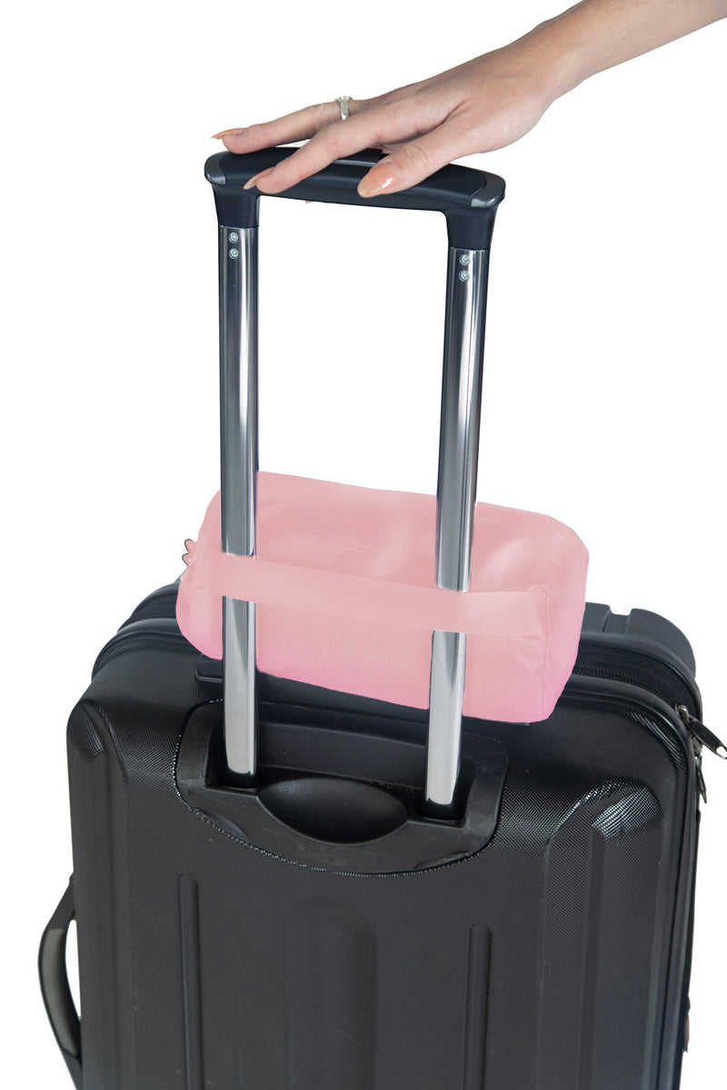 BlueHills Ultra Compact Airplane Travel Blanket - Pink