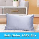 22 Momme Pure Natural Mulberry Silk Pillowcase 1 Pack King Silver Gray
