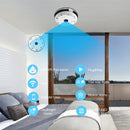 BlueHills White Compact Security Camera 1080P with Night Vision