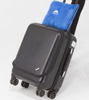 BlueHills Premium Memory Foam Neck Travel Twist Airplane Pillow -Royal Blue