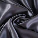 22 Momme Pure Natural Mulberry Silk Pillowcase 1 Pack Standard Dark Gray