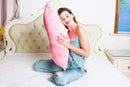 BlueHills 3 Piece Luxury Gift Pure Mulberry Natural Soft Silk Pillowcase Hot Pink King