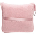 BlueHills Premium Soft Long Travel Blanket Pillow Airplane - Pink