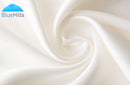BlueHills 3 Piece Luxury Gift Pure Mulberry Soft Silk Pillowcase - Queen  Ivory White