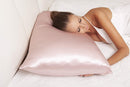 22 Momme Pure Natural Mulberry Silk Pillowcase Queen Dusty Rose