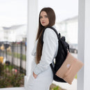 BlueHills 2-Pack Mini Premium Soft Plush Travel Blanket Pillow Mini Soft Case - Beige