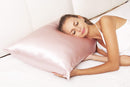 BlueHills 22 Momme Pure Mulberry Silk Pillowcase 3 pack Gift Set Dusty Rose King