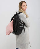 BlueHills Premium Soft Long Travel Blanket Pillow Airplane - Pink