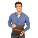 BlueHills Premium Soft Travel Blanket Pillow Airplane - Brown