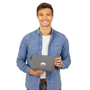 BlueHills Travel Blanket Pillow Compact Lightweight Soft Airplane - Gray