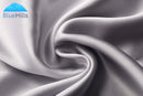 BlueHills Luxury Pure Mulberry Natural Soft Silk Pillowcase Silver Gray Standard