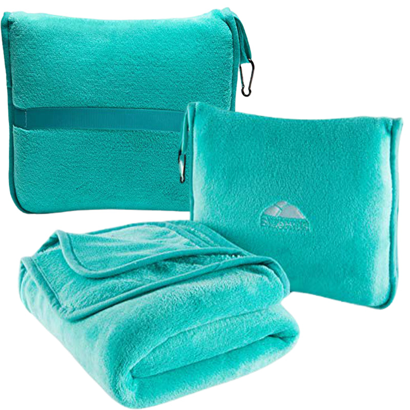 compact blanket with bag